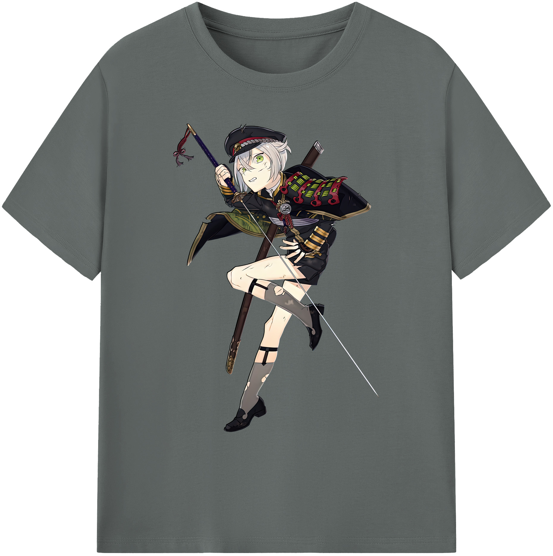 （画像用） 刀剣乱舞 Touken Ranbu 綿100％ メンズ半袖Tシャツ｜肌触りやわらか＆通気性